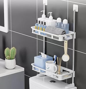 Multi-Layer Bathroom Rack – Space-Saving Vertical Storage Organizer
