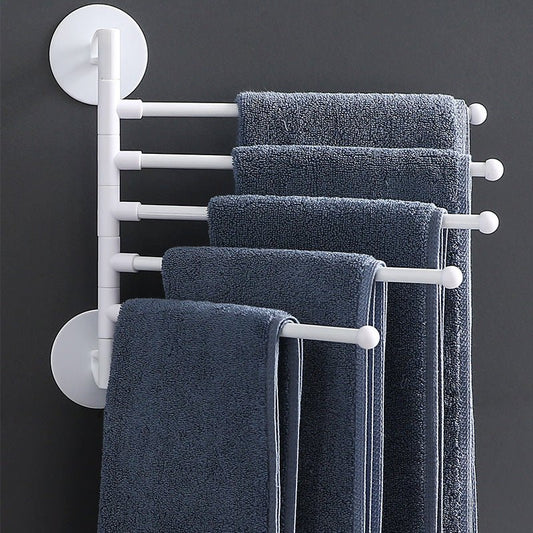 Seamless Suction Cup Towel Rack – Drill-Free Bathroom Towel Holder