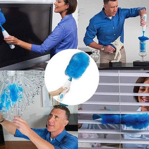 Spin Cleaner Duster – Electric Rotating Microfiber Dusting Tool